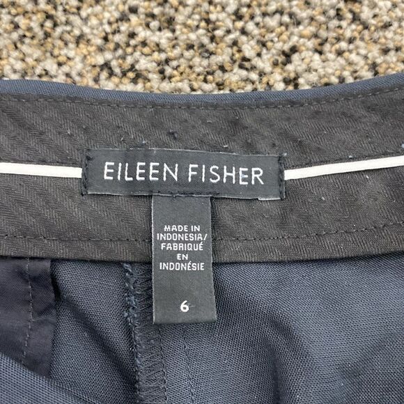 EILEEN FISHER 6 Gray Tencel Lyocell Stretch Business Trousers Office Pants: READ - Picture 7 of 16